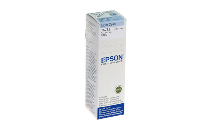 Чернила Epson L800/L1800/L810/L850 (О)C13T67354A/C13T673598, light cyan, 70ml