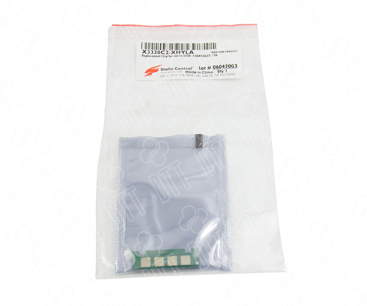 Чип Static Control для Xerox Phaser 3330/WC 3335/3345(106R03621), Bk, 8,5K