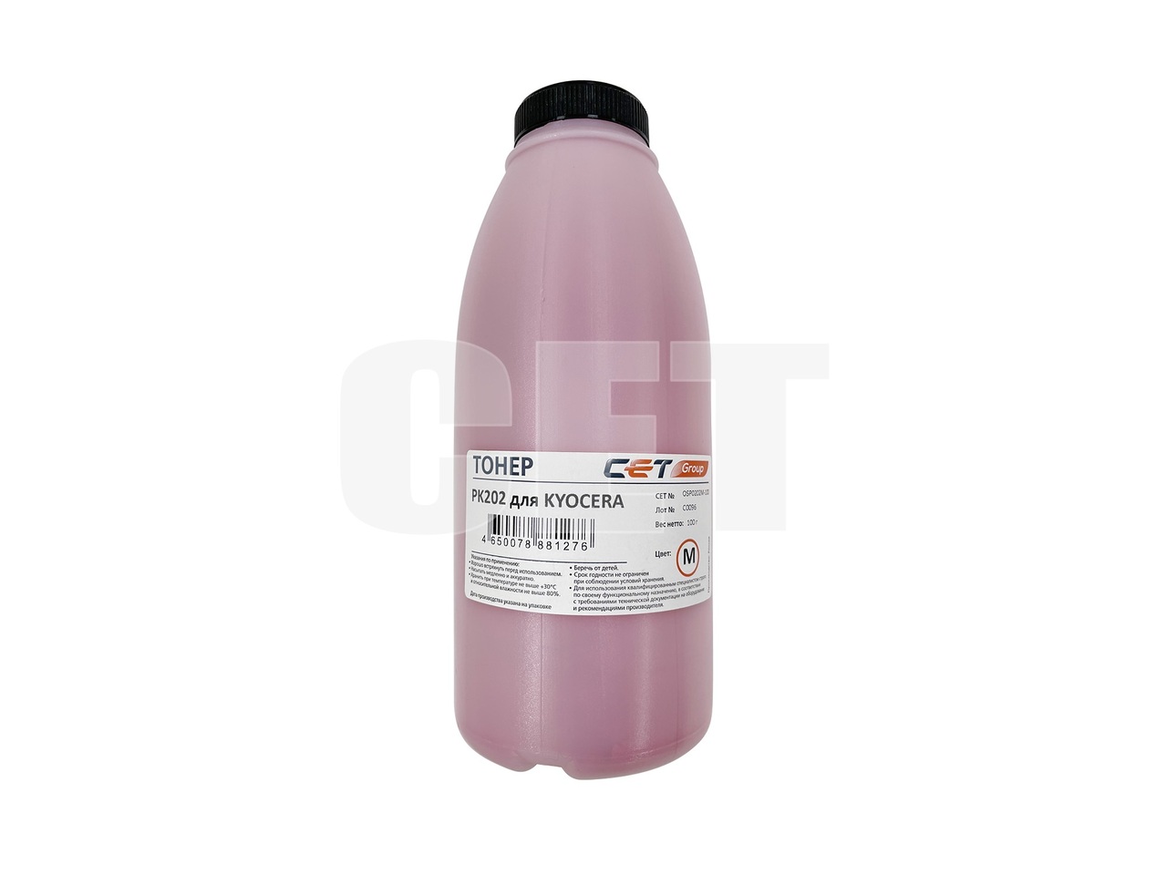 Тонер PK202 для KYOCERA FS-2126MFP/2626MFP/C8525MFP(Japan) Magenta, 100г/бут, (унив.), OSP0202M-100