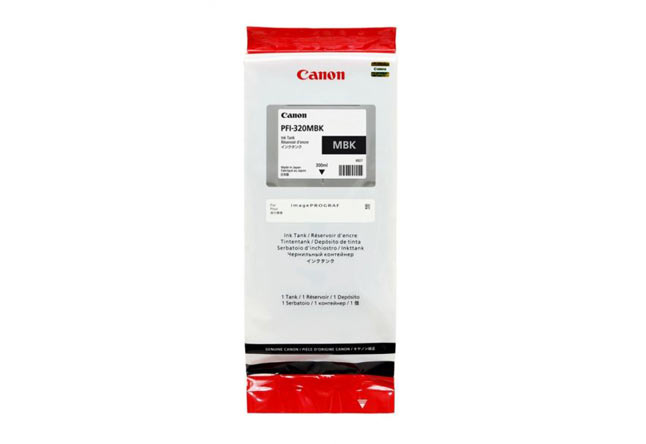 Картридж PFI-320MBK Canon TM-200/205/300/305, 300 мл (О)matte black 2889C001