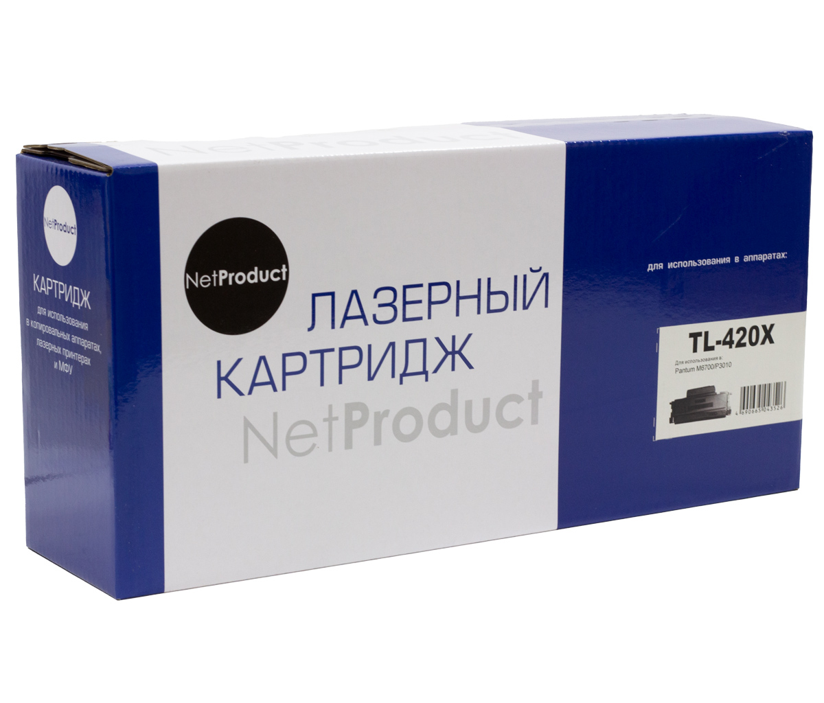 Тонер-картридж NetProduct (N-TL-420X) для PantumM6700/P3010, 6K