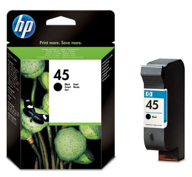 Картридж 45 для HP DJ 850C/970C/1600C, 0,930К (O)51645AE/51645AA, BK