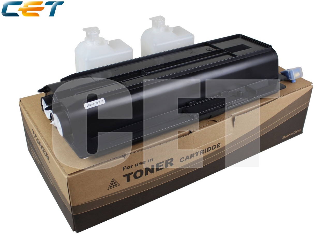 Тонер-картридж + бункер отработки (PK3, без чипа) TK-475для KYOCERA FS-6025MFP/6030MFP/6525MFP/6530MFP,TASKalfa 255/305 (CET), 520г, 15000 стр., CET8175