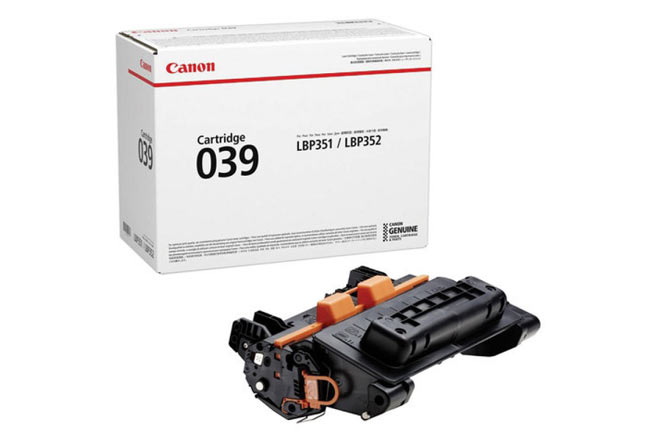 Тонер-картридж 039 BK Canon i-SENSYS LBP-351, LBP-35211К (О) чёрный 0287C001