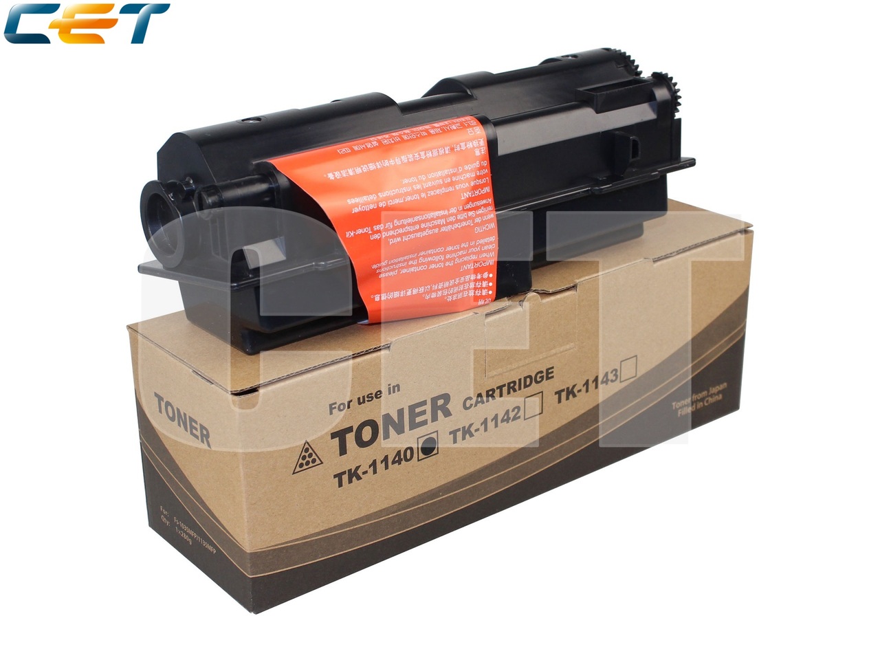 Тонер-картридж (PK2/PK3) TK-1140 для KYOCERA ECOSYSM2035DN/M2535DN, FS-1035MFP/1135MFP (CET), 280г, 7200стр., CET8189