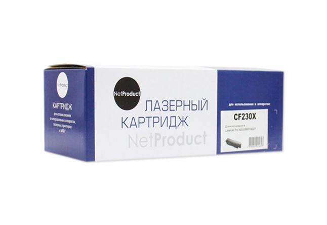 Тонер-картридж NetProduct (N-CF230X) для HP LJ ProM203/MFP M227, 3,5K, без чипа
