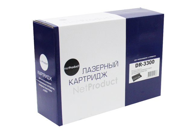 Драм-юнит NetProduct (N-DR-3300) для BrotherHL-5440D/5445D/5450DN/6180DW/DCP-8110DN, 30K