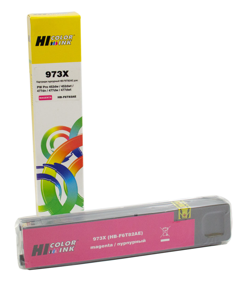 Картридж Hi-Black (F6T82AE) для HP PW Pro477dw/452dw,973X, M