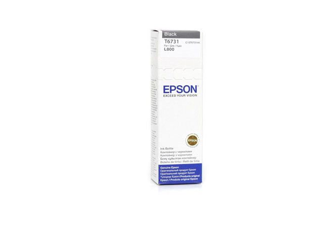 Чернила Epson C13T67314A Epson для L800 черный 70 мл<C13T67314A>