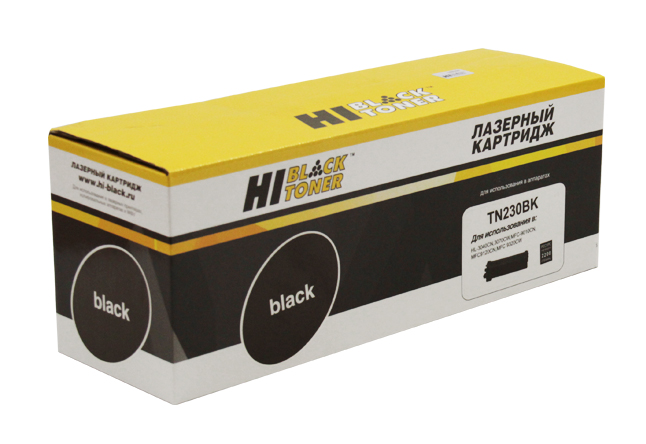 Тонер-картридж Hi-Black (HB-TN-230Bk) для BrotherHL-3040CN/3070CW/MFC9010CN/9120, Bk,2,2K