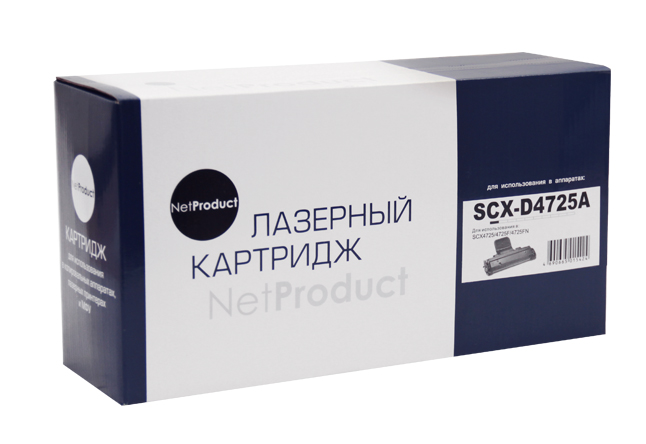 Картридж NetProduct (N-SCX-D4725A) для SamsungSCX-4725F, 3K